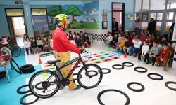 Konya'da bisiklet kültürü küçük yaşta başlıyor