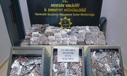 Mersin'de 111 bin 700 sentetik ecza hapı ele geçirildi