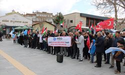 Mescid-i Aksa'nın kapalı tutulması ve İsrail'in çıkardığı idam yasası Niğde'de protesto edildi