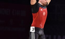 Milli halterci Kaan Kahriman, Avrupa Şampiyonası'nda gümüş madalya kazandı