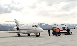 Muş'ta ambulans uçak 2 günlük bebek için havalandı