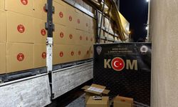 Niğde'de 11 milyon 700 bin makaron ele geçirildi