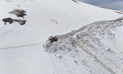 Ordu'nun yayla yollarında karla mücadele çalışmaları sürüyor