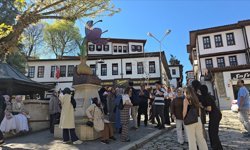 Safranbolu'da hafta sonu ziyaretçi yoğunluğu yaşanıyor