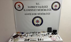 Samsun'da evlerden hırsızlık yapan 4 zanlı yakalandı