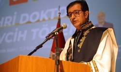 TDT Aksakallar Konseyi Başkanı Yıldırım, Ardahan Üniversitesi'nin fahri doktora töreninde konuştu: