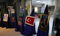 Tokat'ta otizmli çocukların yaptığı resimler sergilendi