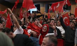 Trabzon ve çevre illerde Kosova-Türkiye maçı dev ekranlardan izlendi