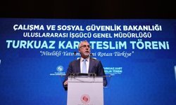 Türkiye'ye yatırım yapan 22 firmanın temsilcisine Turkuaz Kart verildi