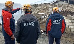 Van'da AFAD ekipleri depremin ardından incelemelerde bulundu