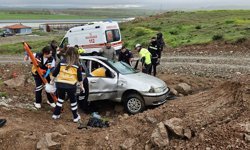 Yozgat'ta devrilen otomobildeki 1 kişi öldü