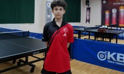 11 yaşındaki Türkiye şampiyonu masa tenisi sporcusu Mehmet Fatih'in hayali olimpiyatlar