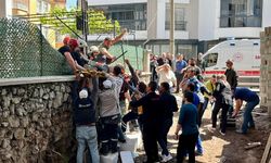 Aksaray'da inşaattan düşen işçi ağır yaralandı