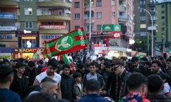 Amed Sportif Faaliyetler'in Süper Lig'e yükselmesi Diyarbakır'da coşkuyla kutlandı