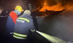 Ardahan'da çıkan ev yangını hasara neden oldu