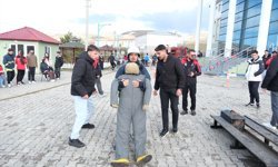 Ardahan'da üniversite öğrencileri afet spor oyunlarına hazırlanıyor