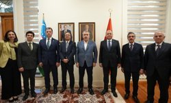 BBP Genel Başkanı Destici, Semerkant Başkonsolosu Deniz ile görüştü