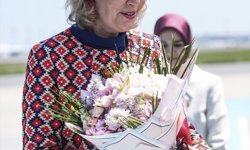 Belçika Kraliçesi Mathilde başkanlığındaki heyet İstanbul'a geldi