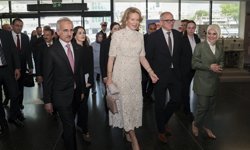 Belçika Kraliçesi Mathilde ve beraberindeki heyet, İstanbul Deniz Müzesi'ni gezdi