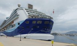 Bodrum'a 'Marella Discovery' kruvaziyeriyle 1812 turist geldi