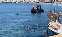 Bodrum'da dalgıçlar denizden 250 kilogram atık çıkardı