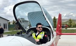 Coğrafya öğretmeni obruk konusunu üzerinden uçakla geçerek anlattı