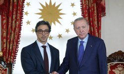 Cumhurbaşkanı Erdoğan, BAE Devlet Başkan Yardımcısı Şeyh Mansur'u kabul etti
