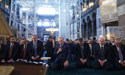 Cumhurbaşkanı Erdoğan, cuma namazını Ayasofya-i Kebir Cami-i Şerifi'nde kıldı