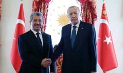 Cumhurbaşkanı Erdoğan, IKBY Başbakanı Mesrur Barzani'yi kabul etti
