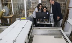 Devlet desteğiyle modernize edilen atölyeden hem öğrenciler hem kursiyerler faydalanıyor