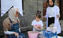 Diyarbakır'da el emeği ürünler tarihi mekanlarda sergilendi