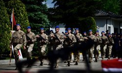 Düzce'de engelli gençler temsili askerlik yaptı