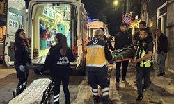 Edirne'de 2 kişinin yaralandığı kaza güvenlik kamerasına yansıdı