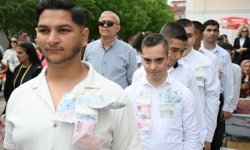 Edirne'de engelli öğrenciler için temsili asker uğurlama töreni düzenlendi
