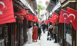 Edirne'de restorasyonu tamamlanan 'Dar Çarşı' törenle açıldı