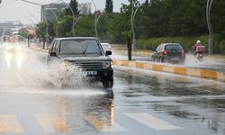 Edirne'de sağanak etkili oldu