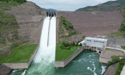 Elazığ'da kapakları açılan 3 barajda su tahliye çalışması sürüyor