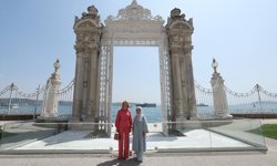 Emine Erdoğan, Belçika Kraliçesi Mathilde'yle bir araya geldi