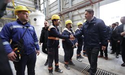 Enerji ve Tabii Kaynaklar Bakanı Bayraktar, Eskişehir'de Kırka Bor İşletmesi ziyaretinde konuştu: