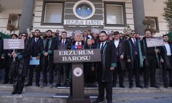Erzurum Barosu'ndan kentte bir avukatın ofiste bıçaklı saldırıya uğramasına tepki