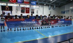 Erzurum Teknik Üniversitesi öğrencilerinden şehit paramedik ve öğretmen için vefa turnuvası