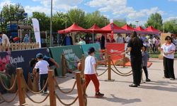 Eskişehir'de çocuklar 'EtnoTır' ile geleneksel sporları deneyimledi