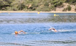 Fethiye'de Uluslararası Göcek Açık Su Yüzme Yarışması sona erdi