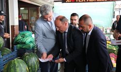 Gaziantep'te Kurban Bayramı öncesi sebze meyve halinde denetim yapıldı