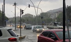 GÜNCELLEME - Çankırı'da sağanak hayatı olumsuz etkiledi