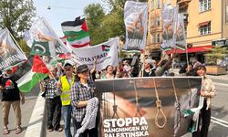 İsrail'in Küresel Sumud Filosu'na saldırısı İsveç'te protesto edildi