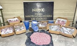 İstanbul'da 595 bin sentetik ecza hap ele geçirildi