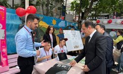 İstanbul'da özel gereksinimli öğrenciler TÜBİTAK Bilim Fuarı'nda projelerini sergiledi