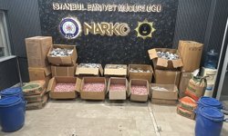 İstanbul'da yaklaşık 1 milyon uyuşturucu hapın ele geçirildiği operasyonda 6 zanlı yakalandı