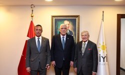 İYİ Parti Genel Başkanı Dervişoğlu, Koç Holding Şeref Başkanı Rahmi Koç ile görüştü